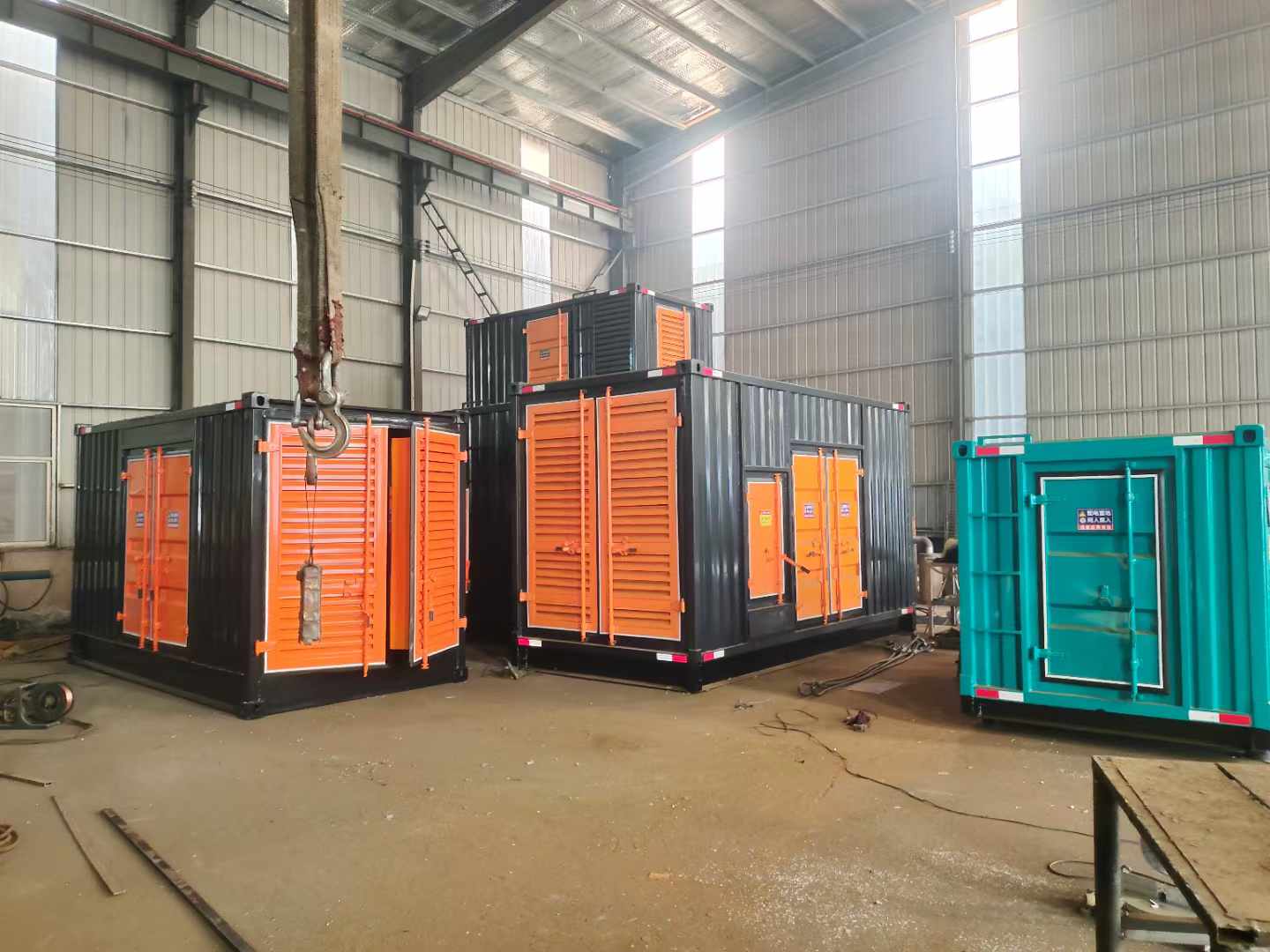 修文500kw柴油发电机组可以带动多少功率设备？